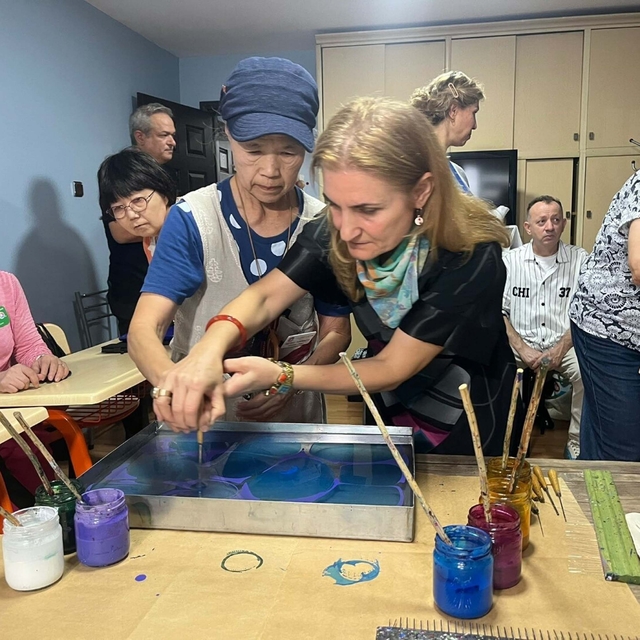 Ebru sanatıyla renklenen Türk-Japon dostluğu