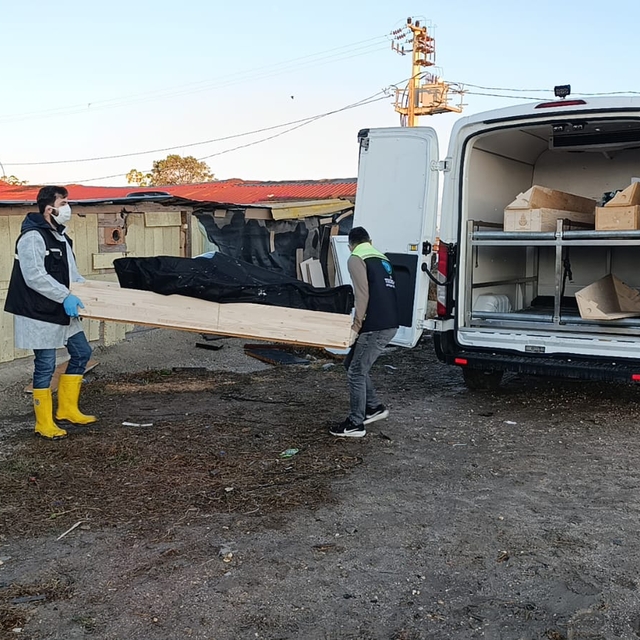 Tekirdağ'da barakada çıkan yangında bir kadın hayatını kaybetti