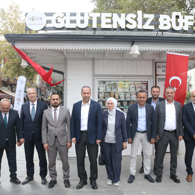 Niğde'de yapımı tamamlanan "Glutensiz Büfe"nin açılışı yapıldı