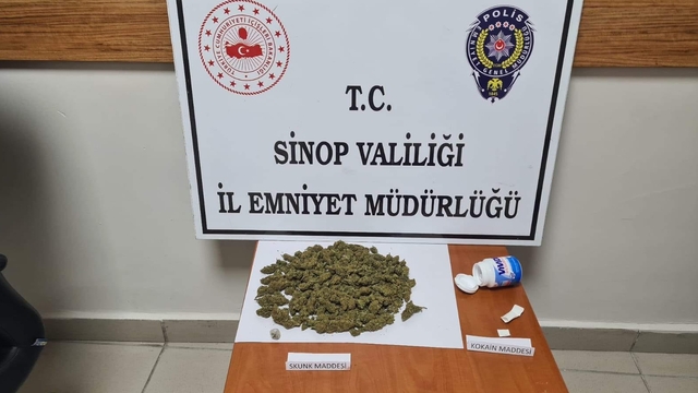 Sinop'ta uyuşturucu operasyonunda 2 kişi yakalandı