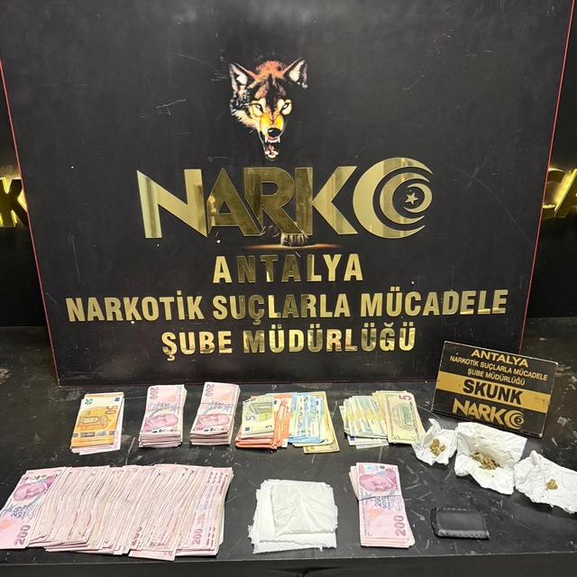 Antalya'da uyuşturucuyla mücadele kapsamında operasyonlar düzenlendi