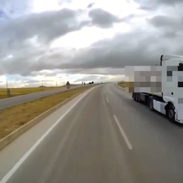 Ters yönde seyreden tanker şoförüne 9 bin 267 lira ceza