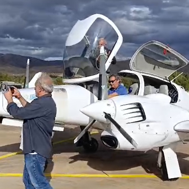 Nuri Demirağ'ın doğduğu ilçeye 84 yıl sonra ilk uçak indi