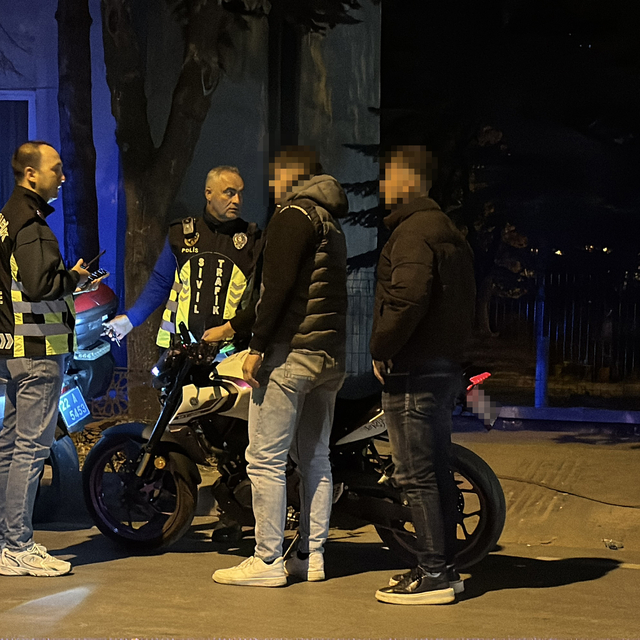 Edirne'de alkollü motosiklet sürücüsüne 28 bin 937 lira ceza