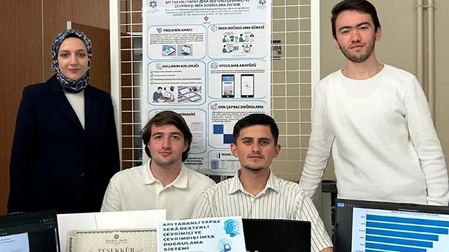 ETÜ'lü öğrencilerden sahteciliği önleyecek çalışma: İmza doğrulamada yapay zeka dönemi