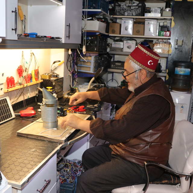 Erzurumlu "Dadaş mucit" aracılar için güvenli körük tasarladı