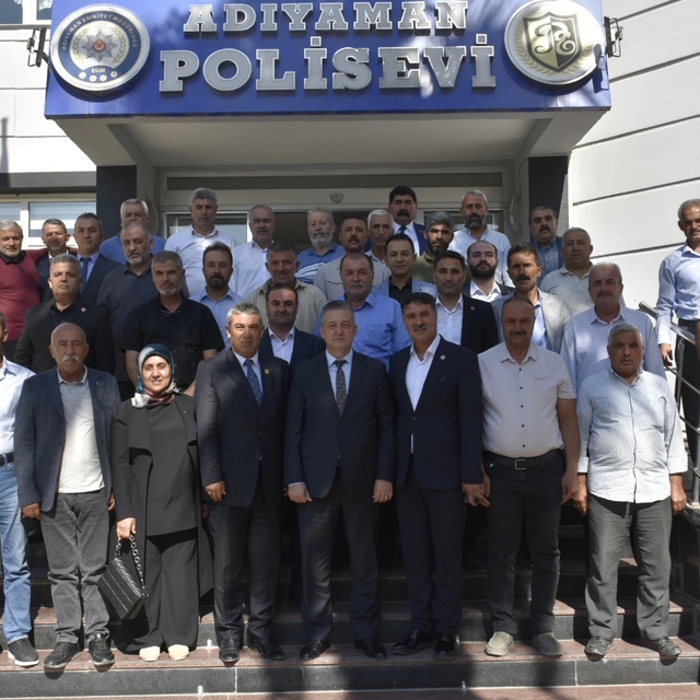 Adıyaman Emniyet Müdürü Nazman muhtarlarla buluştu