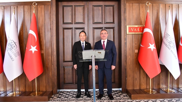 Japonya Ankara Büyükelçisi Katsumata'dan Vali Soytürk'e ziyaret