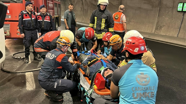 Troya Tüneli'nde tatbikat