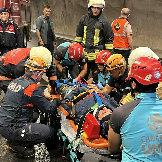 Troya Tüneli'nde tatbikat