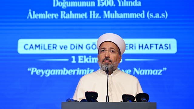 Diyanet İşleri Başkanı Arpaguş, Camiler ve Din Görevlileri Haftası açılış programında konuştu: