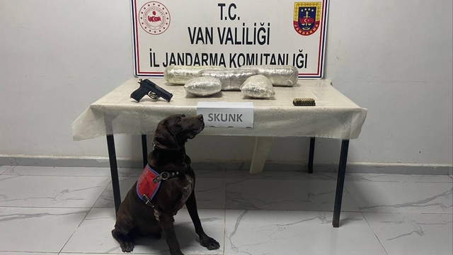 'Tütün', araçta 4 kilo skunk buldu