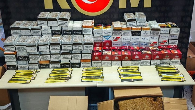 Bilecik'te gümrük kaçağı sigara ve tütün ele geçirildi