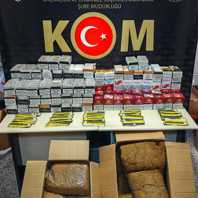 Bilecik'te gümrük kaçağı sigara ve tütün ele geçirildi