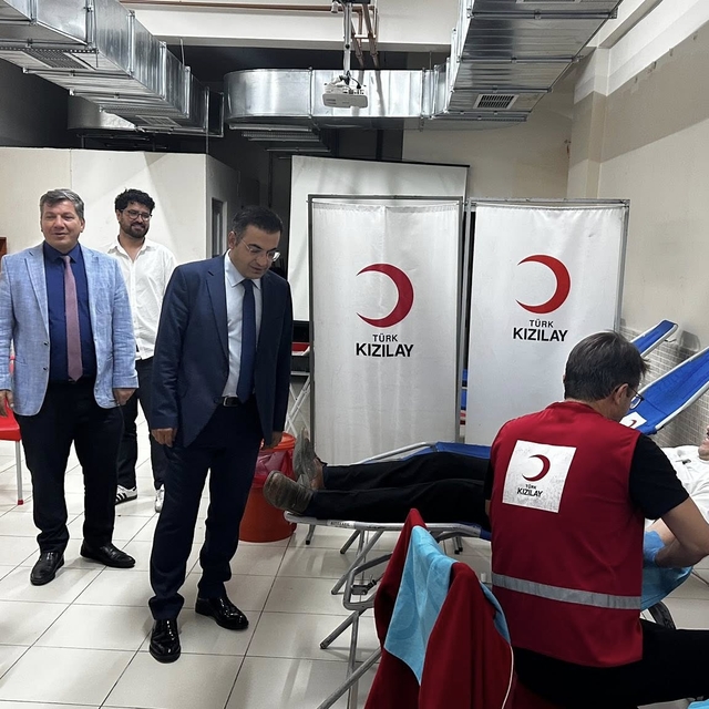 Seydişehir'de kan bağışı projesine destek