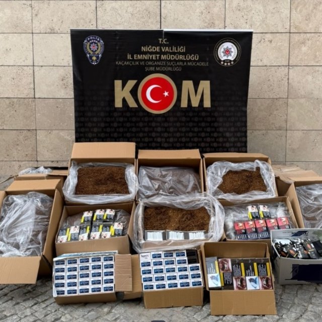 Niğde'de kaçakçılık operasyonunda 3 şüpheli yakalandı