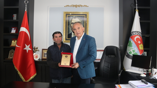 Amasya'da temizlik işçisinden örnek davranış