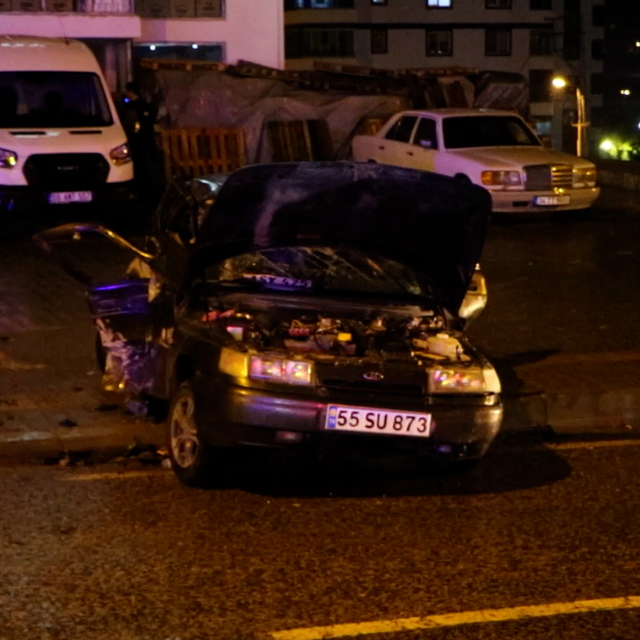 Samsun'da cip ile otomobil çarpıştı; 2 ölü, 2 yaralı