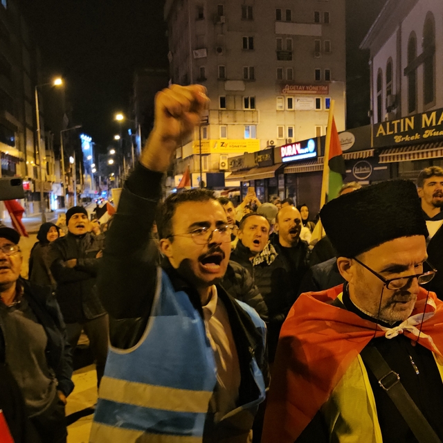 Zonguldak'ta İsrail protestosu