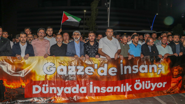 Diyarbakır, Mardin ve Elazığ'da İsrail'in Küresel Sumud Filosu'na saldırısı protesto edildi
