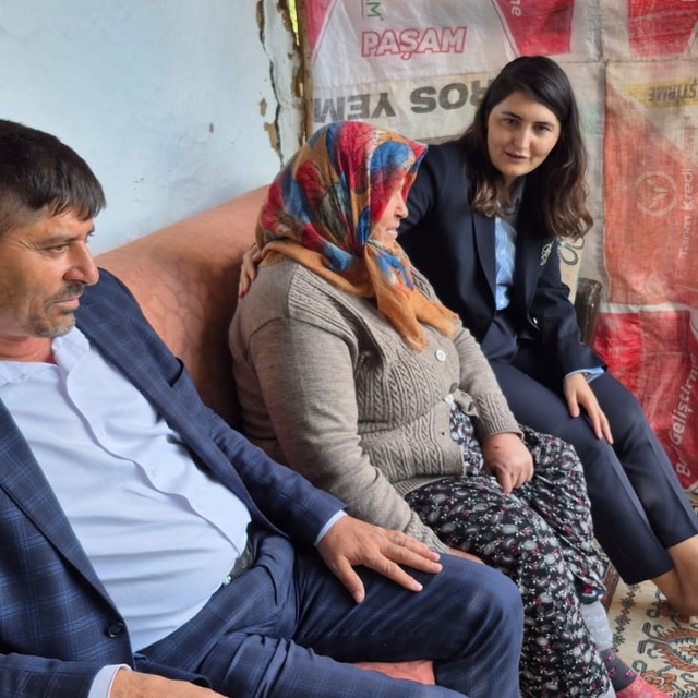 Bahşılı Kaymakamı Bozkır, yaşlıları ziyaret etti