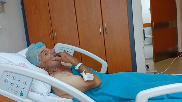 Yaban domuzunun saldırdığı çiftçi yaralandı