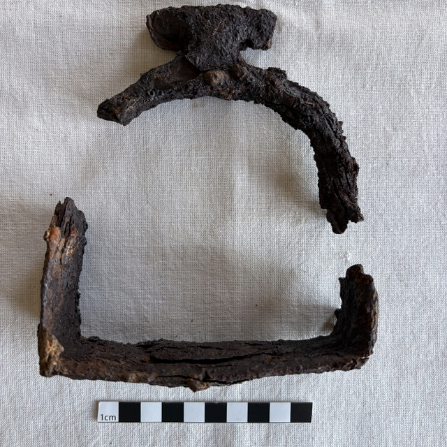 Komana Pontika Antik Kenti'nde Selçuklu dönemine ait üzengi bulundu