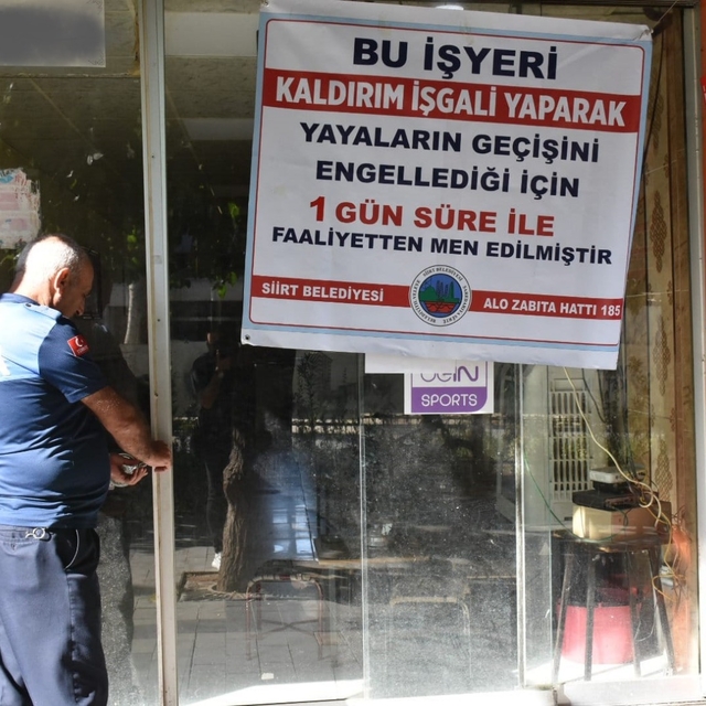 Siirt'te iki işletmeye geçici kapatma cezası verildi