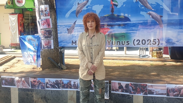 Gazze'ye destek için İstanbul'dan Kudüs'e başlattığı yürüyüşte Düzce'ye ulaştı