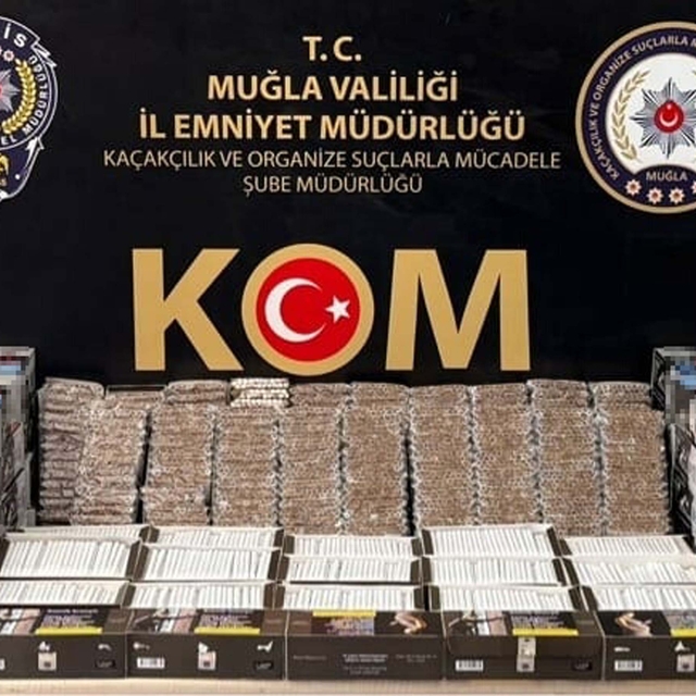 Muğla'da 17 bin 940 doldurulmuş makaron ele geçirildi