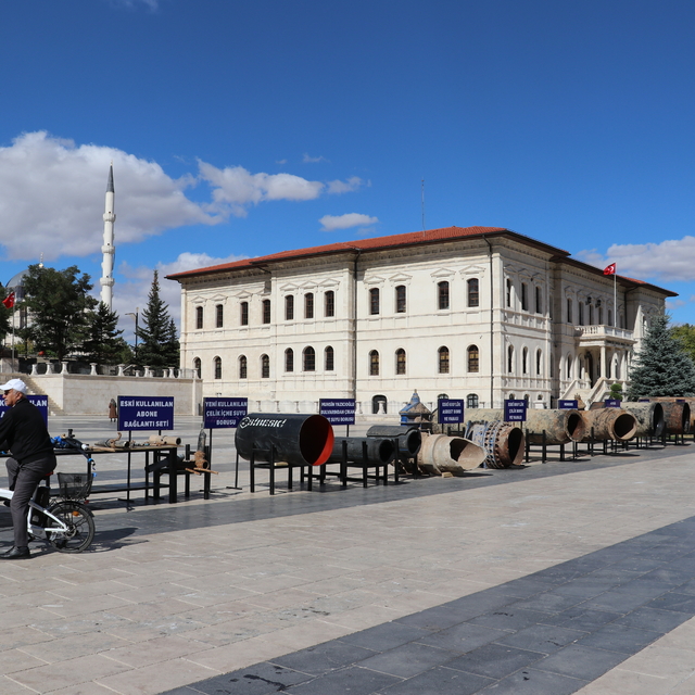 Sivas'ta içme suyu hattındaki yenileme çalışmasında sona gelindi