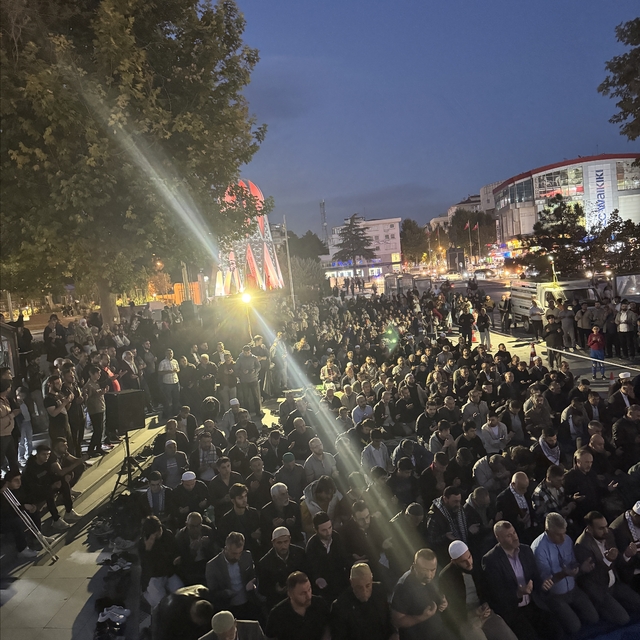 Niğde'de İsrail'in Küresel Sumud Filosu'na saldırılarına tepki gösterildi
