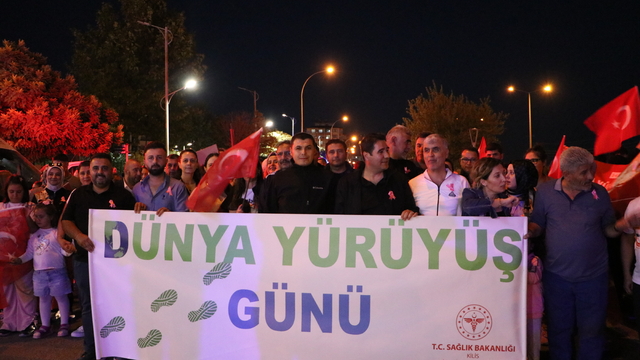 Kilis'te "Dünya Yürüyüş Günü" etkinliği düzenlendi