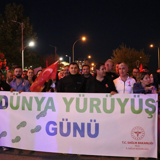 Kilis'te "Dünya Yürüyüş Günü" etkinliği düzenlendi