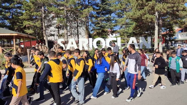 Sarıoğlan'da "Dünya Yürüyüş Günü" etkinliği düzenlendi