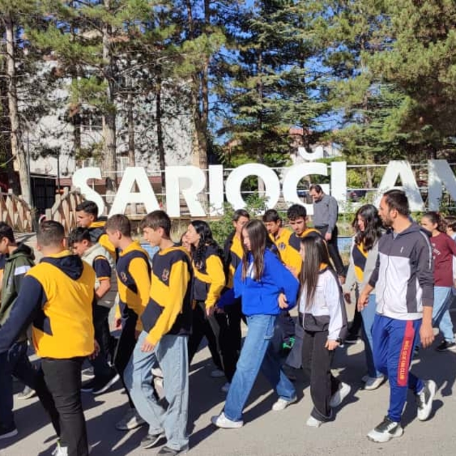 Sarıoğlan'da "Dünya Yürüyüş Günü" etkinliği düzenlendi