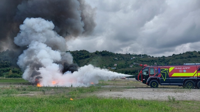 Ordu-Giresun Havalimanı'nda acil durum ve yangın tatbikatı yapıldı