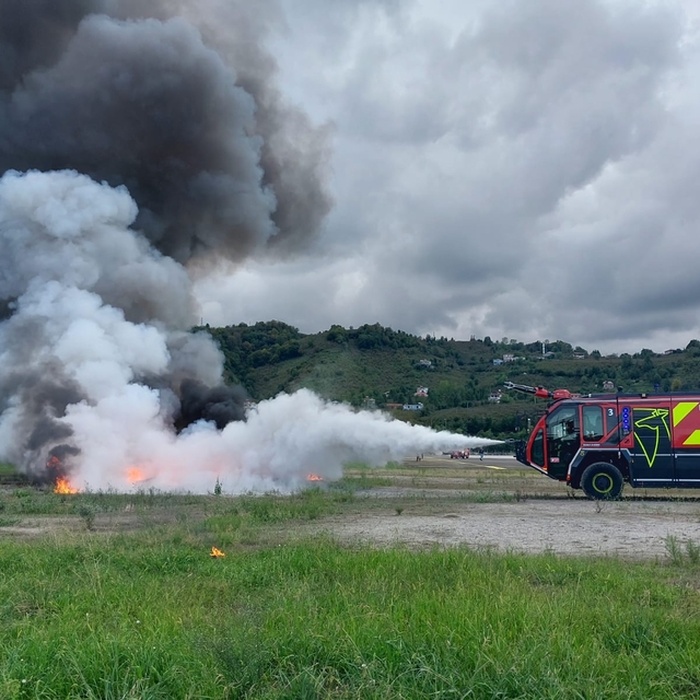 Ordu-Giresun Havalimanı'nda acil durum ve yangın tatbikatı yapıldı