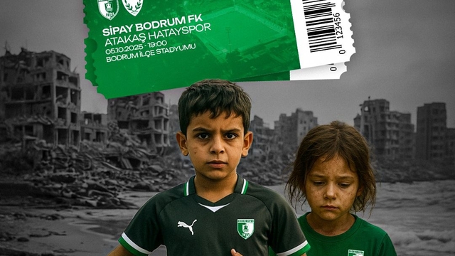Bodrum FK'dan Gazze'ye anlamlı destek