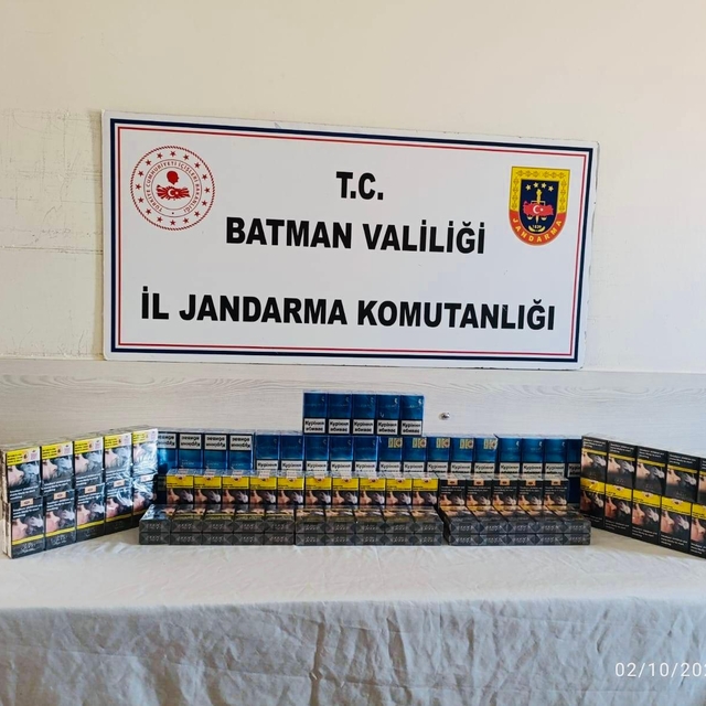 Batman'da gümrük kaçağı 949 paket sigara ele geçirildi
