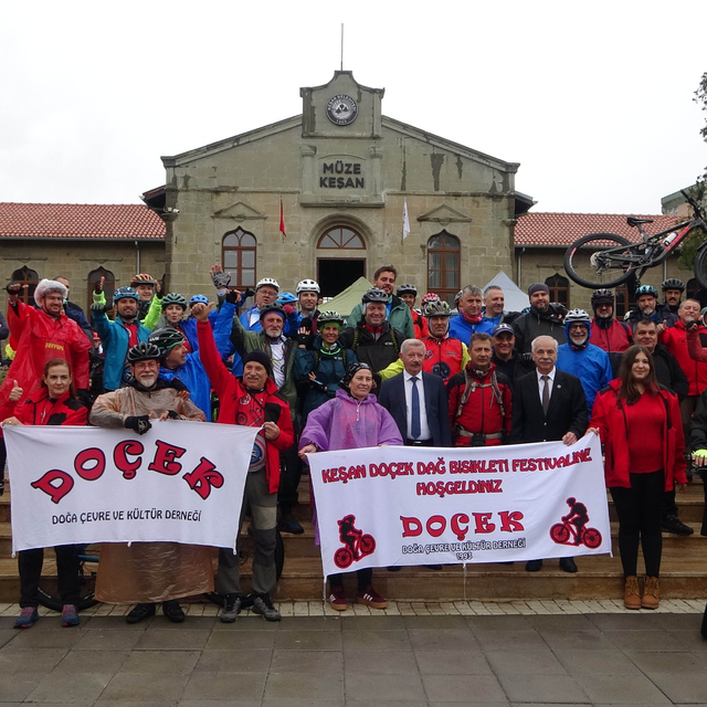 Keşan DOÇEK Dağ Bisikleti Festivali başladı