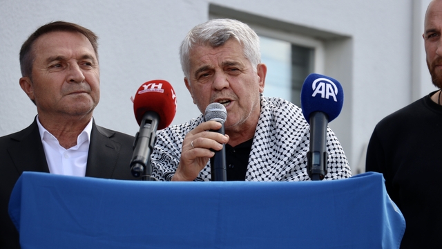 İsrail'in Küresel Sumud Filosu'na saldırısı Sakarya'da protesto edildi