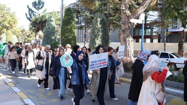 Yozgat'ta "Dünya Yürüyüş Günü" etkinliği düzenlendi