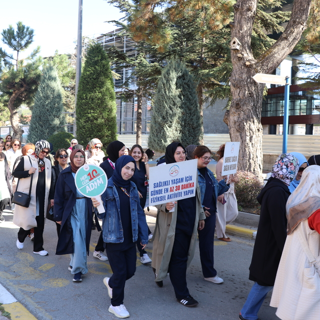 Yozgat'ta "Dünya Yürüyüş Günü" etkinliği düzenlendi