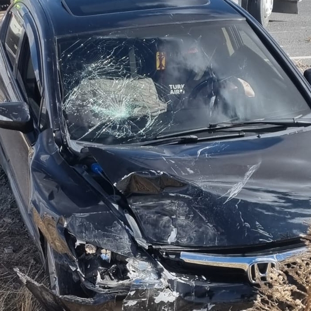 Nevşehir'de iki otomobilin çarpışması sonucu 1 kişi öldü