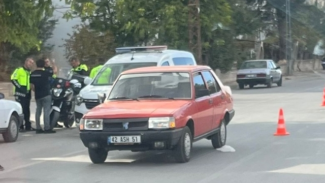 Beyşehir'de otomobilin çarptığı çocuk yaralandı