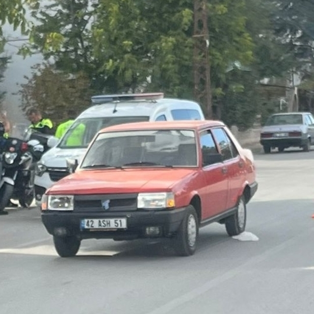 Beyşehir'de otomobilin çarptığı çocuk yaralandı