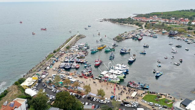 Kocaeli'de Küresel Sumud Filosu'nu "selamlama" etkinliği düzenlendi