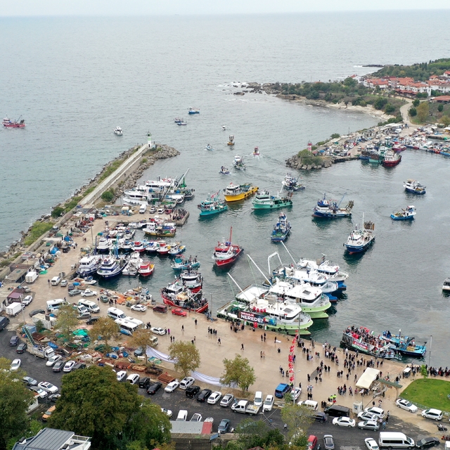 Kocaeli'de Küresel Sumud Filosu'nu "selamlama" etkinliği düzenlendi