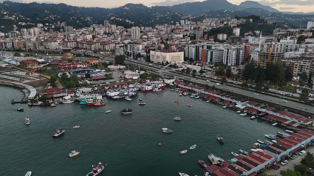 Doğu Karadeniz'de Sumud filosuna destek